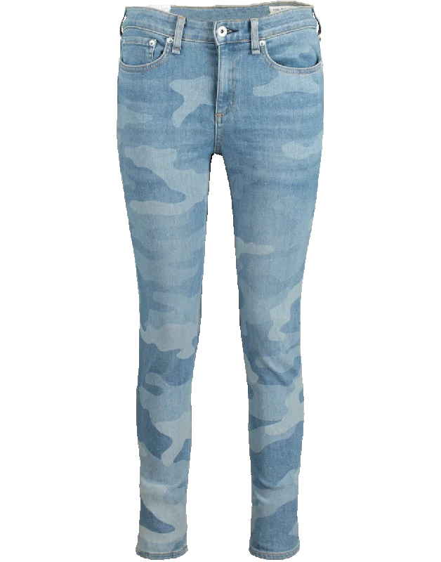 Camo Ankle Skinny Denim Pant