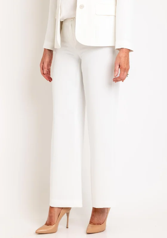 Christina Felix Wide Leg Trousers, White