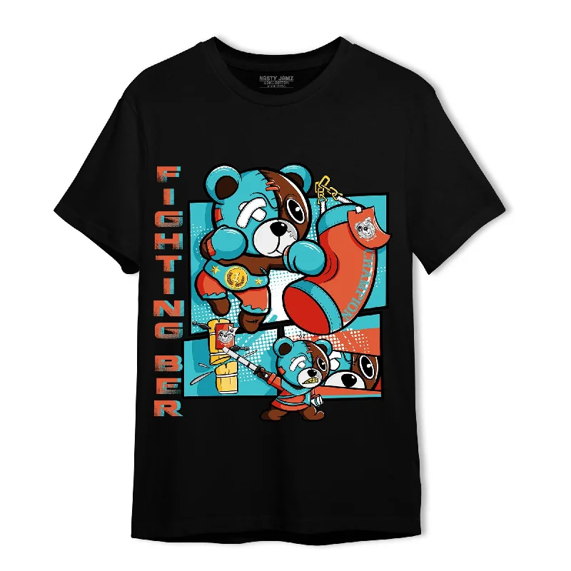 NastyJamz Dunk Low Dolphins T Shirt Match BER Fighting Boxing