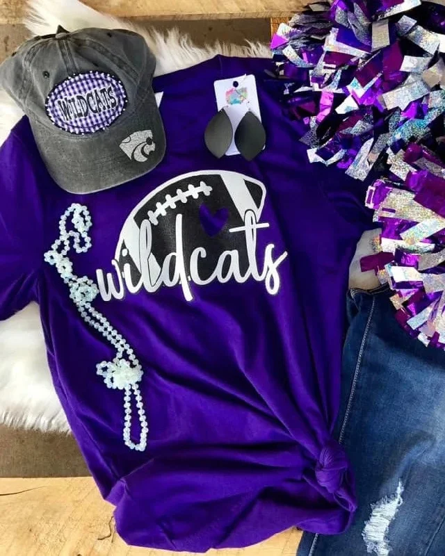 Football Wildcats Tee