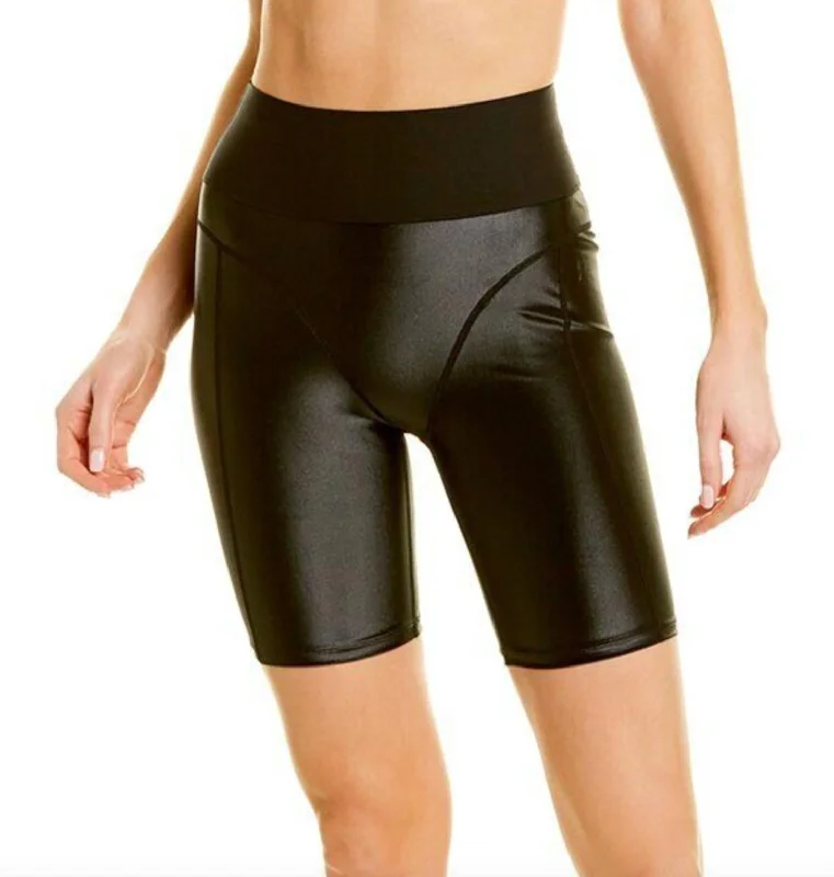 Midnight Shine Bike Short In Black