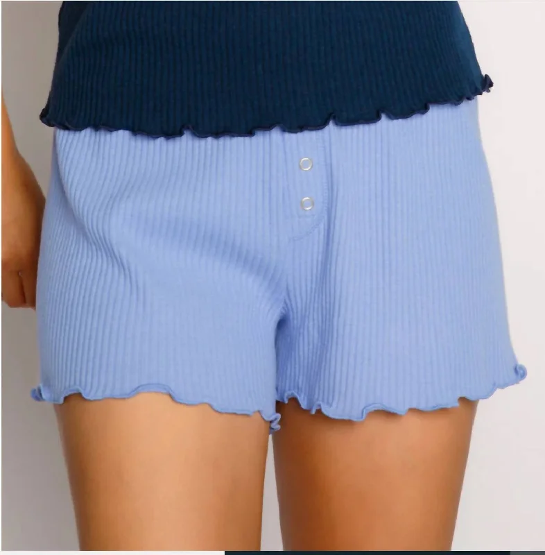 Reloved Rib Short In Peri