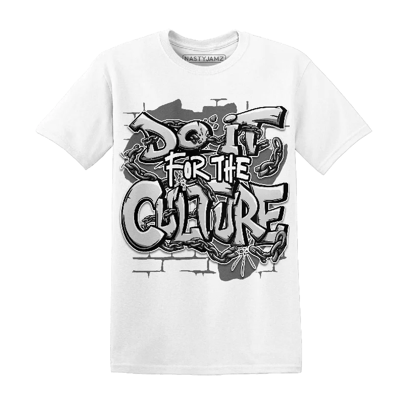 NastyJamz Retro High OG Black White 1s T Shirt Match Do It For Culture