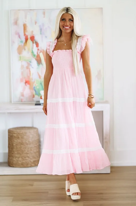 Total Cutie Maxi Dress - Pink