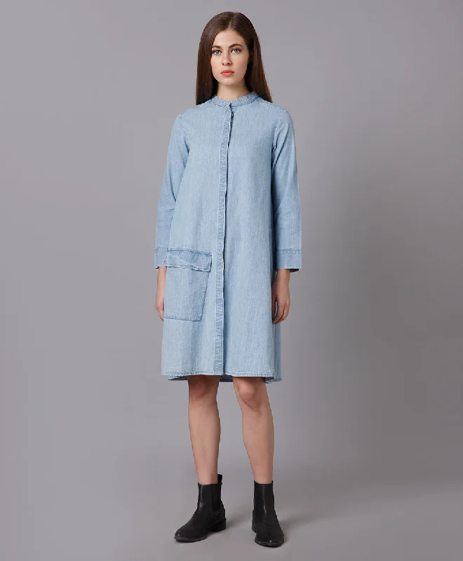 Denim Shirt Dress