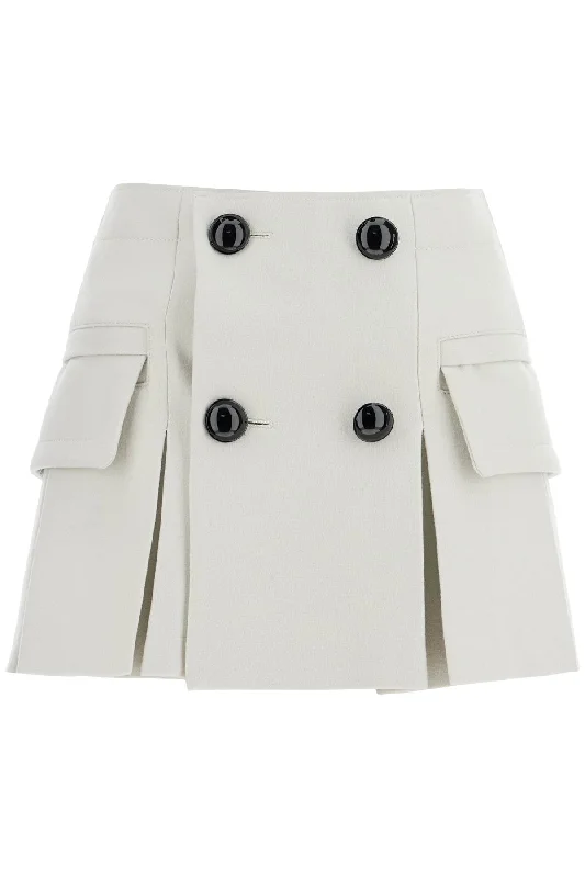 'mini skirt with built-in 24 07333 ECRU