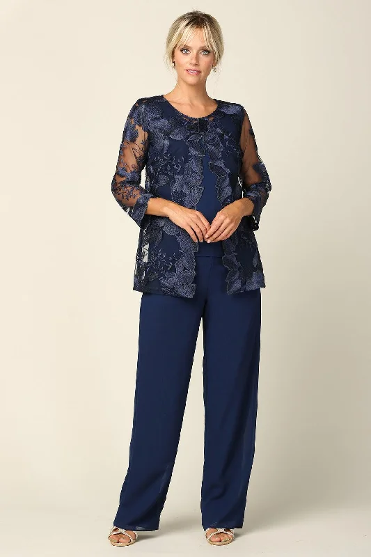 Eva Fashion EV3426 Navy 4XL Sale