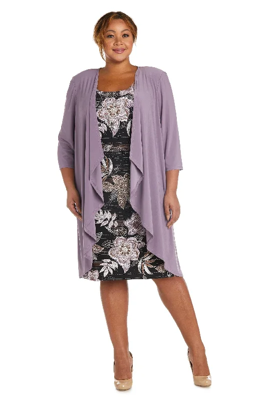 R&M Richards 7897W Short Cocktail Print Jacket Dress Sale