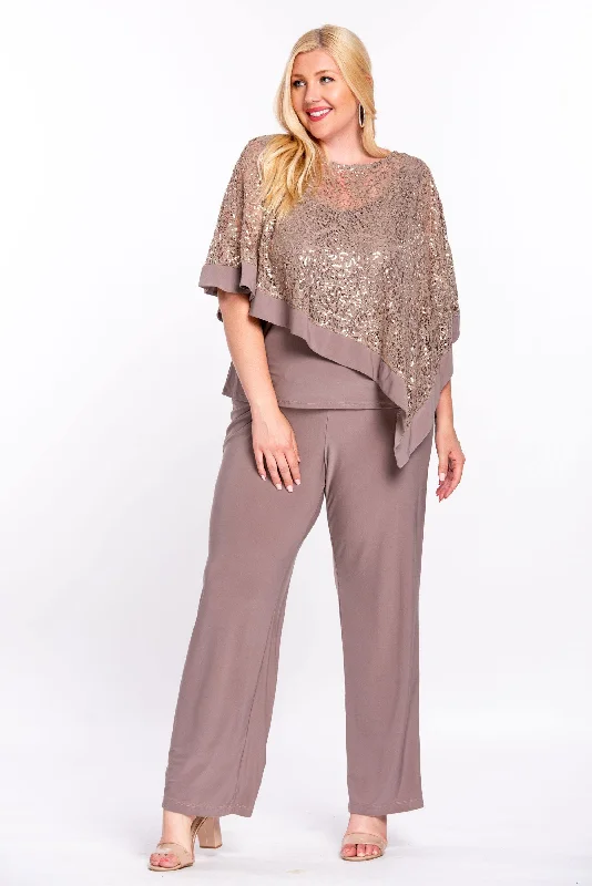 R&M Richards 8998 Long Formal Poncho Pant Suit Sale